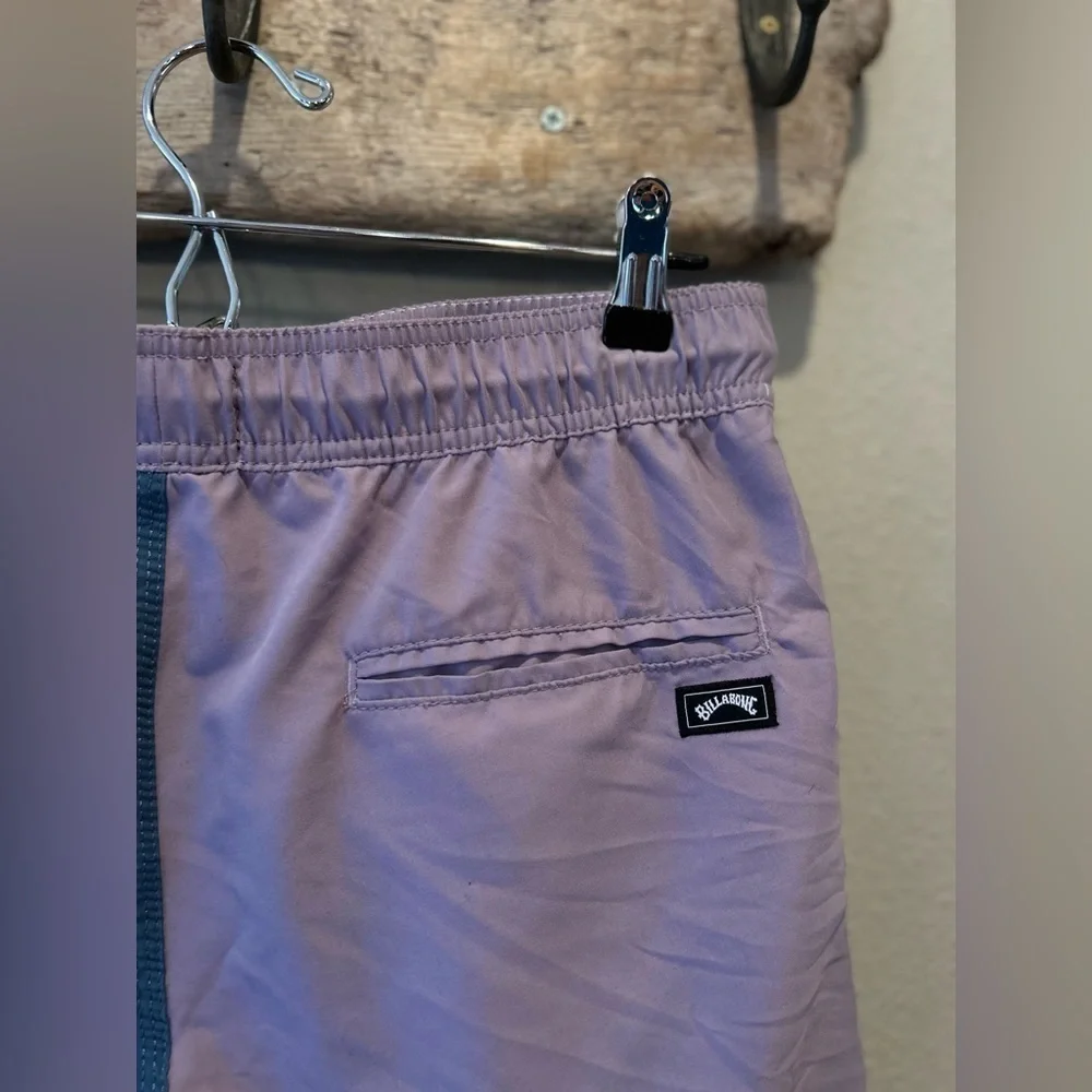 BILLABONG Good Times Mens Volley Shorts size medium purple combo